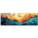 Painting by Numbers Panorama Artistic Mountain Landscape III